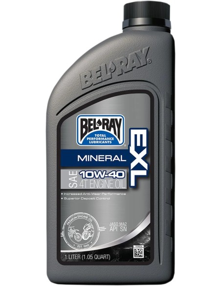 BEL-RAY Öl- und Schmierstoffe - OIL EXL MINERAL 4T 10W-40 1L