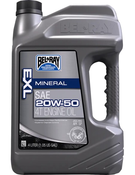 BEL-RAY Öl- und Schmierstoffe - OIL EXL MINERAL 4T 20W-50 4L