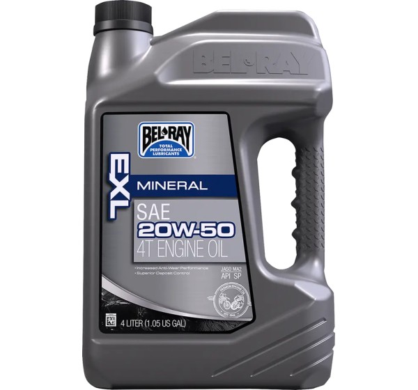 BEL-RAY Öl- und Schmierstoffe - OIL EXL MINERAL 4T 20W-50 4L