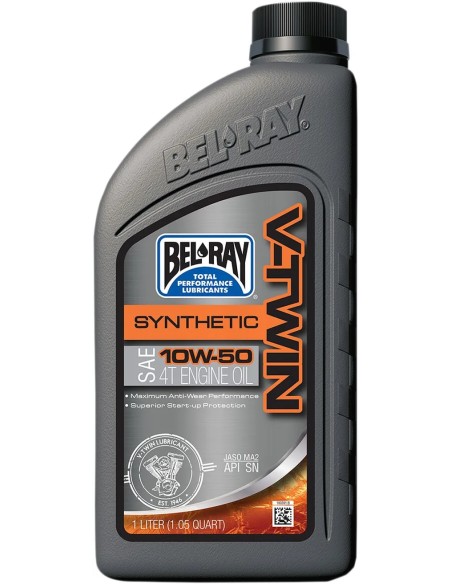 BEL-RAY Öl- und Schmierstoffe - OIL VTWIN SYN 10W50 1L