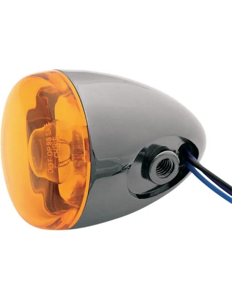 CHRIS PRODUCTS Blinker - TURN SIGNAL W/ AMBER LENS - DB
