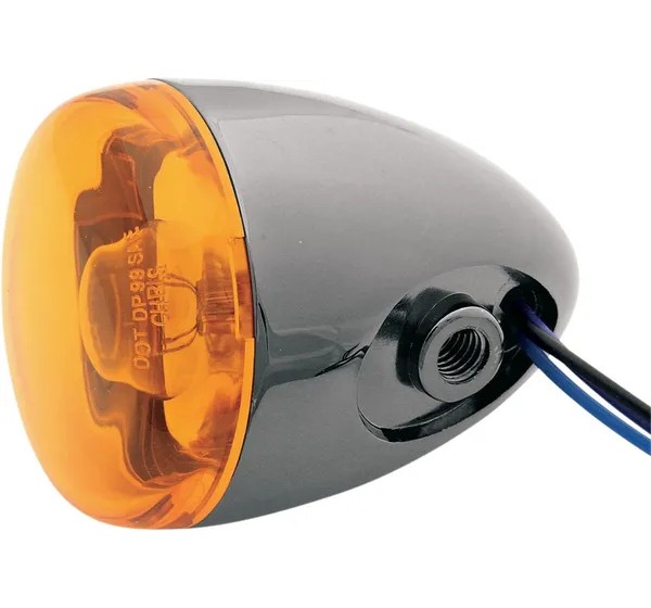 CHRIS PRODUCTS Blinker - TURN SIGNAL W/ AMBER LENS - DB