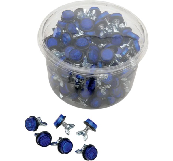 CHRIS PRODUCTS Kennzeichen - LIC PLATE REFL TUB150 BLU