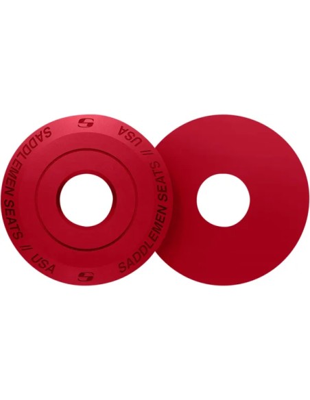 SADDLEMEN Montagematerial & Zubehör - SEAT FENDER WASHER RED