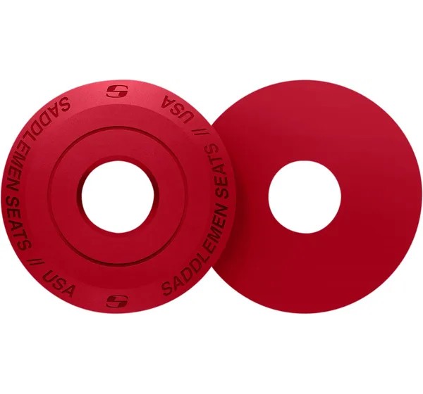 SADDLEMEN Montagematerial & Zubehör - SEAT FENDER WASHER RED
