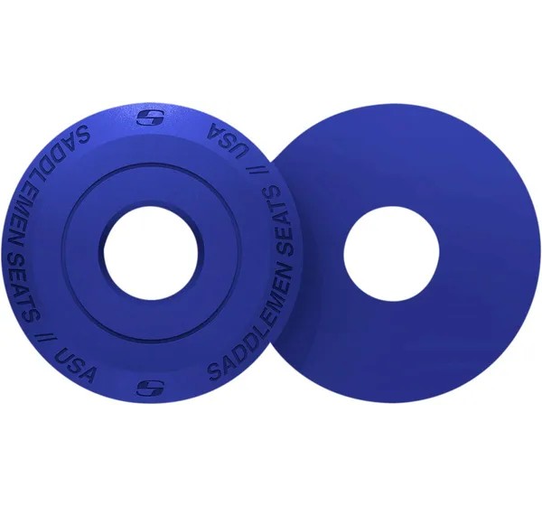 SADDLEMEN Montagematerial & Zubehör - SEAT FENDER WASHER BLUE