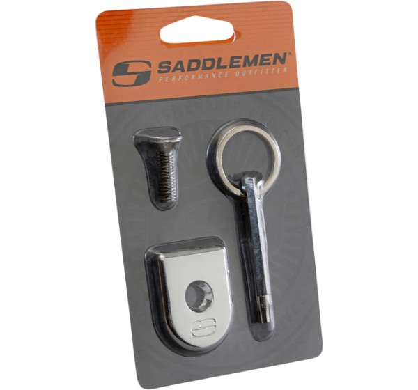 SADDLEMEN Montagematerial & Zubehör - SCREW SEAT SECURITY CHROME