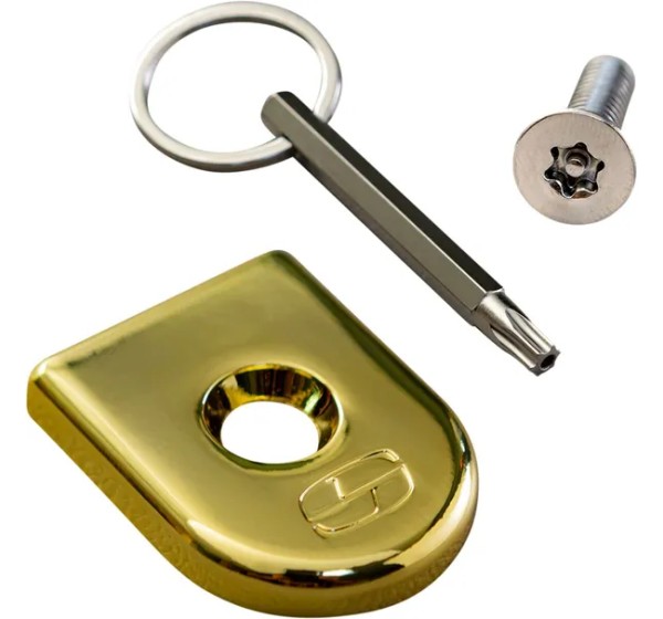 SADDLEMEN Montagematerial & Zubehör - SCREW SEAT SECURITY GOLDE