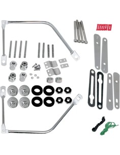 S4 Schnellverschluss Satteltaschen-Montagesatz für Harley