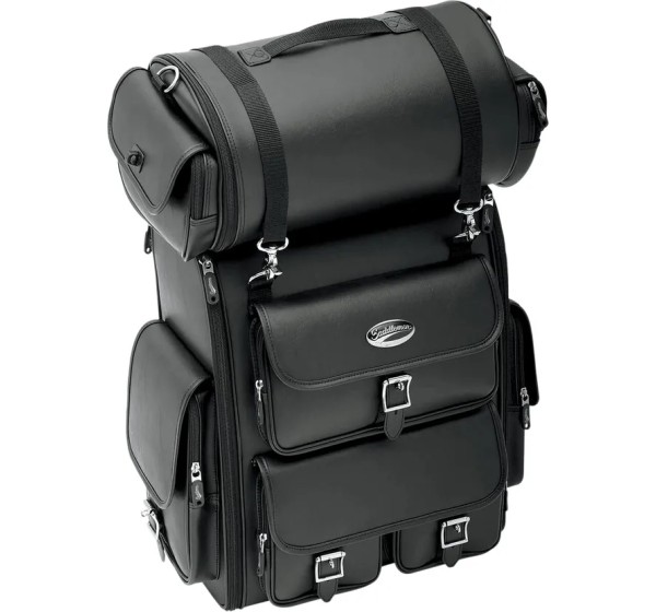 SADDLEMEN Sissybar-Taschen für Harley Davidson FLD 1690 2012