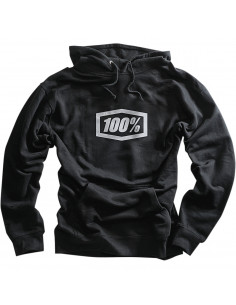 100% CORPO PULLOVER KAPUZENPULLI SCHWARZ