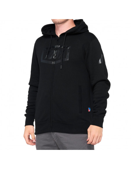 100% KAPUZENPULLOVER SYNDICATE SCHWARZ 100% KAPUZENPULLOVER SYNDICATE SCHWARZ