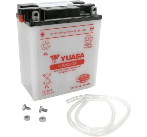 YUASA Batterien für YAMAHA SR 250 1980-1998