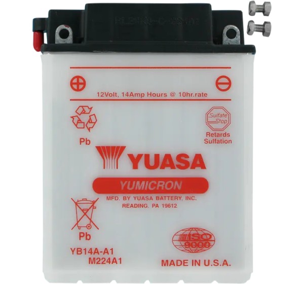 YUASA Batterien für YAMAHA YFM 350 FW 4X4 1987-1997