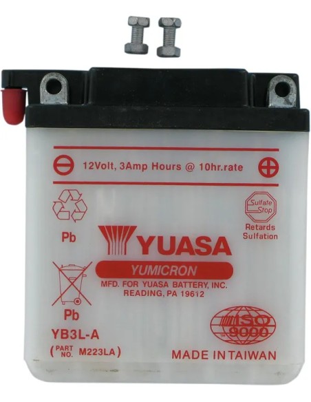 YUASA Batterien für YAMAHA XT 350 1985-1998