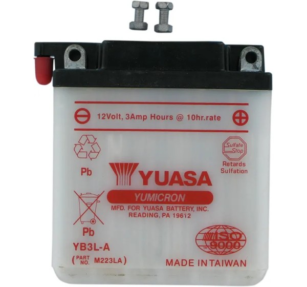 YUASA Batterien für YAMAHA XT 350 1985-1998
