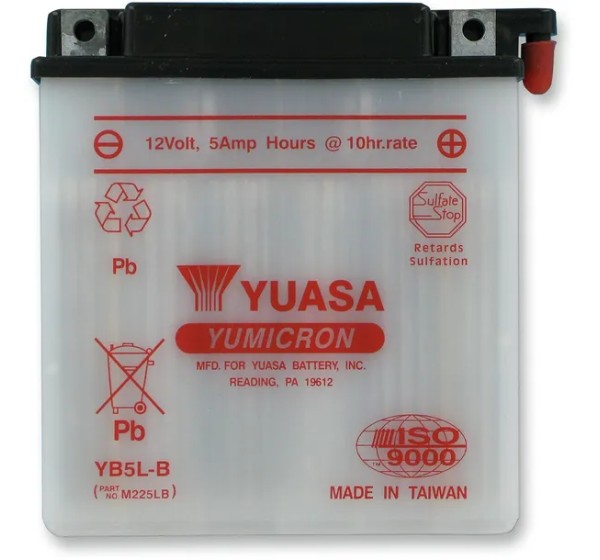YUASA Batterien für YAMAHA YBR 125 2005-2011