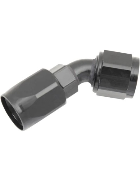 RUSSELL Schmiersystem - HOSE END 8 45DEG BLACK