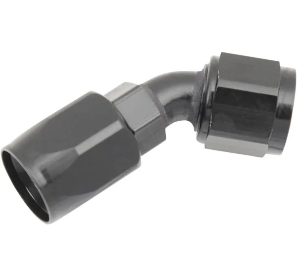 RUSSELL Schmiersystem - HOSE END 8 45DEG BLACK