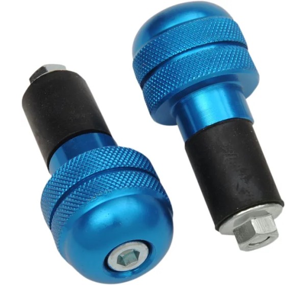 K&S TECHNOLOGIES Stummellenker & Lenkerenden - ANTI-VIBRATN BAR END BLU