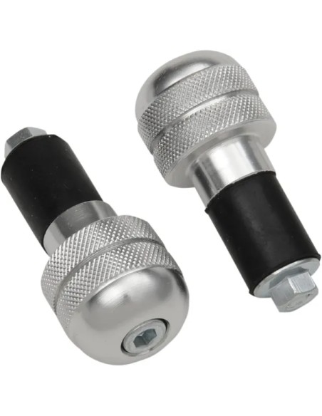 K&S TECHNOLOGIES Stummellenker & Lenkerenden - ANTI-VIBRATN BAR END SIL