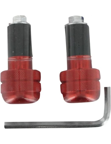 K&S TECHNOLOGIES Stummellenker & Lenkerenden - ANTI-VIBRATN BAR END RED