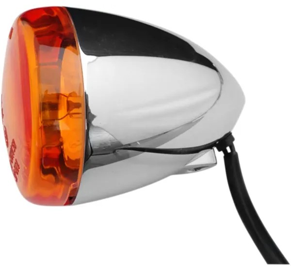 K&S TECHNOLOGIES Blinker - TURN SIGNAL AMBER CHR HD F