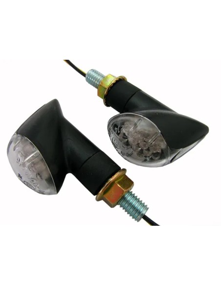 K&S TECHNOLOGIES Blinker - MARKLIGHT LED BLK/SMK ECE
