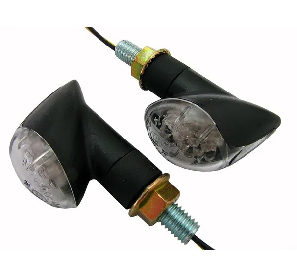 K&S TECHNOLOGIES Blinker - MARKLIGHT LED BLK/SMK ECE