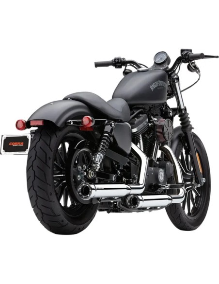 COBRA Endschalldämpfer für Harley Davidson XL 1200 X ABS 2014-2022