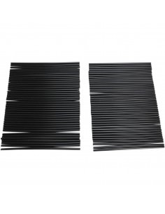 EMGO SPEICHENABDECKUNGEN SCHWARZ