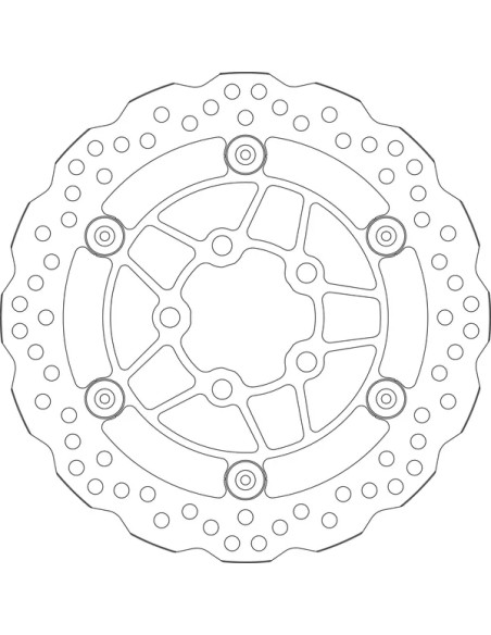 SBS Bremsscheiben für KAWASAKI J 300 ABS 2014-2020