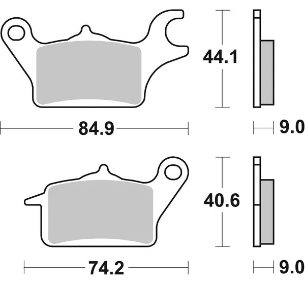 SBS Bremsbeläge & Bremsbacken - Detailansicht