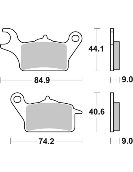 SBS Bremsbeläge & Bremsbacken - Detailansicht