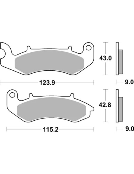 SBS Bremsbeläge & Bremsbacken - Detailansicht