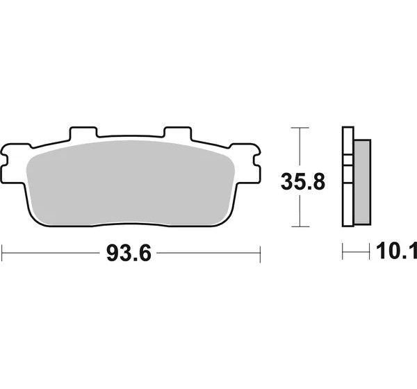 SBS Bremsbeläge & Bremsbacken - Detailansicht