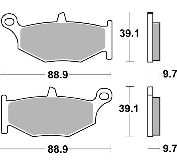 SBS Bremsbeläge & Bremsbacken - Detailansicht