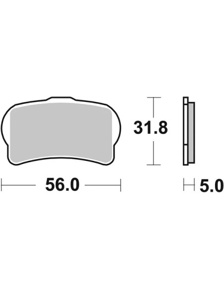 SBS Bremsbeläge & Bremsbacken - Detailansicht