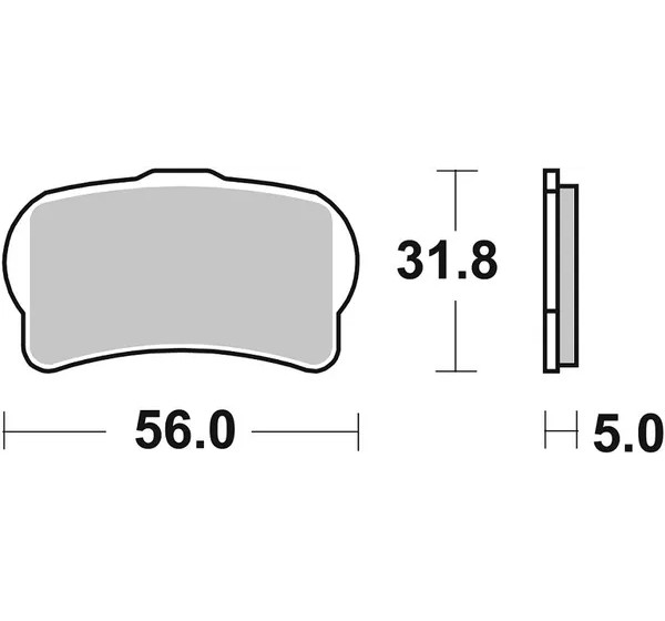 SBS Bremsbeläge & Bremsbacken - Detailansicht
