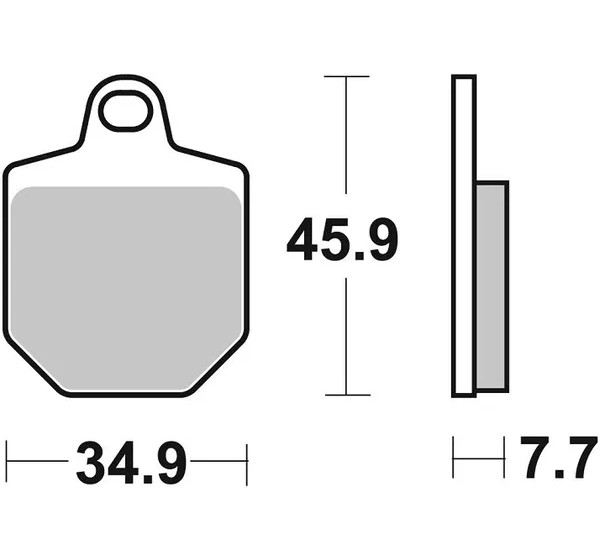 SBS Bremsbeläge & Bremsbacken - Detailansicht