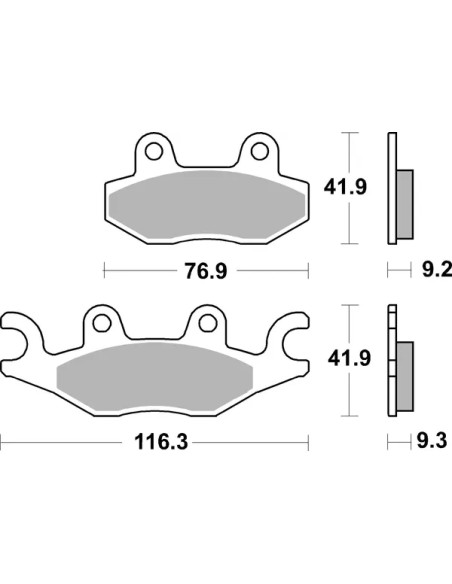 SBS Bremsbeläge & Bremsbacken - Detailansicht