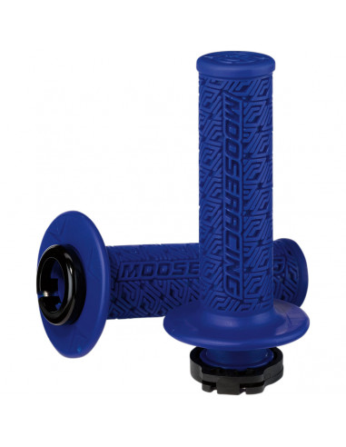 MOOSE RACING GRIFFE LOCK-ON MOOSE BLAU MOOSE RACING GRIFFE LOCK-ON MOOSE BLAU