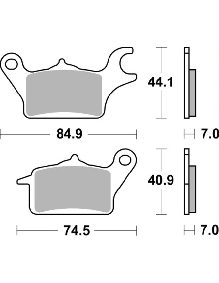 SBS Bremsbeläge & Bremsbacken - Detailansicht