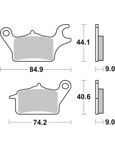 SBS Bremsbeläge & Bremsbacken - Detailansicht