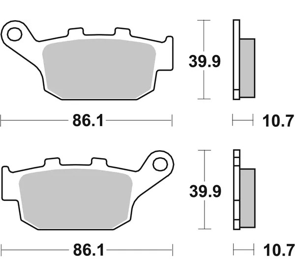 SBS Bremsbeläge & Bremsbacken - Detailansicht