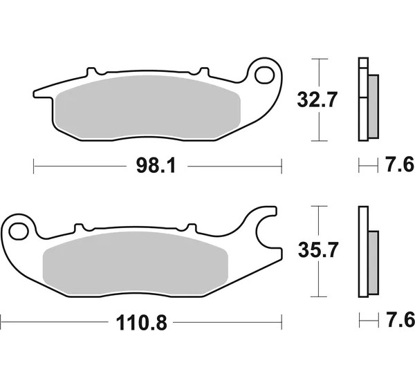 SBS Bremsbeläge & Bremsbacken - Detailansicht