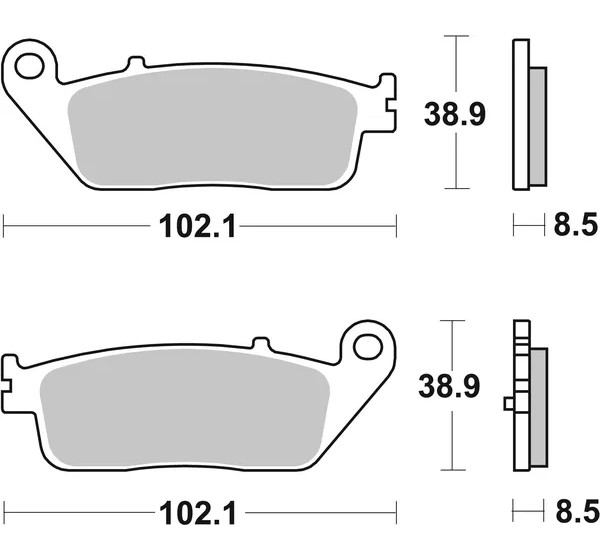 SBS Bremsbeläge & Bremsbacken - Detailansicht