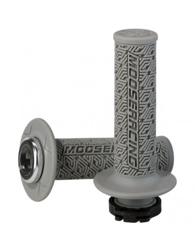 MOOSE RACING GRIFFE LOCK-ON MOOSE GRAU MOOSE RACING GRIFFE LOCK-ON MOOSE GRAU