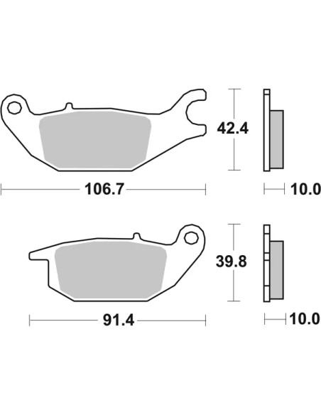 SBS Bremsbeläge & Bremsbacken - Detailansicht