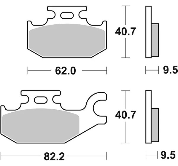 SBS Bremsbeläge & Bremsbacken - Detailansicht